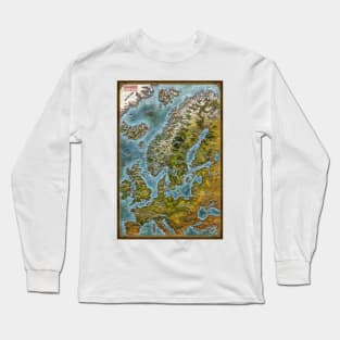 Map of Midgard Long Sleeve T-Shirt